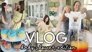 VLOG my baby shower at 31 weeks pregnant [upl. by Illona478]