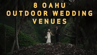 8 outdoor wedding venues  oahu hawaii [upl. by Elrebma]