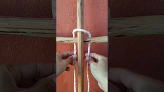 A Common Lashing Wood Knot You Need To Know knots shorts [upl. by Cirtap]