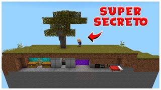 Como fazer uma passagem secreta no Minecraft Bedrock redstone [upl. by Odetta197]