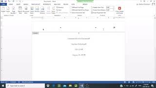 Creating a Literature Review in Word [upl. by Kendy]