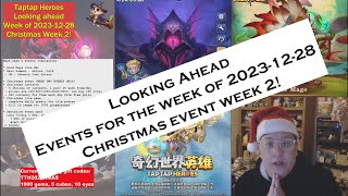 Taptap Heroes  Looking Ahead Events for the Week of 20231228 [upl. by Sirtemed]