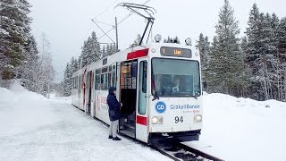 Trams in Trondheim Norway  The Most Northern Tram Line in the World [upl. by Jallier]