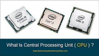 What Is CPU   How CPU Works   Functions Of Central Processing Unit [upl. by Ahsekad841]