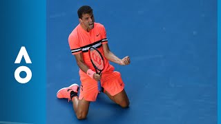 Grigor Dimitrov v Andrey Rublev match highlights 3R  Australian Open 2018 [upl. by Surat]