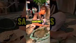 iPhone 17 Air vs Samsung Galaxy S25 Slim shortvideo automobile smartphonepics [upl. by Dorion]