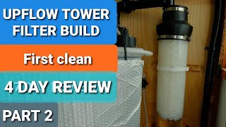 UPFLOW TOWER FILTER BUILD PART2 KOI POND [upl. by Bosson]