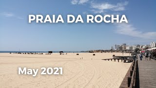 Praia da Rocha Beachwalk May 2021 [upl. by Oiruam]