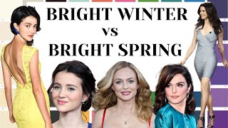 BRIGHT WINTER VS BRIGHT SPRING DIFFERENCES amp SIMILARITIES [upl. by Abeu628]