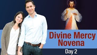 Divine Mercy Novena  Day 2 Reflections by Catholic Evangelist Ken and Janelle Yasinski [upl. by Lewendal63]