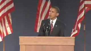 Barack Obama Speech President Elect Acceptance Speech 2008 Part 1 [upl. by Dodson]