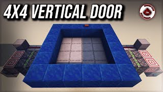 4x4 Vertical Piston Gluestone door Minecraft [upl. by Nosraep]