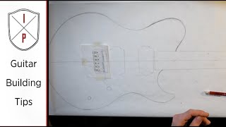 Planning A Guitar Build ACCURATE DRAWING TUTORIAL [upl. by Wiebmer]