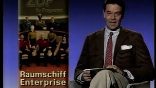 ZDF 07091990 Ansage zur ersten Folge quotRaumschiff Enterprise  Das nächste Jahrhundertquot [upl. by Wexler]