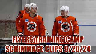 Philadelphia Flyers Training Camp Scrimmage Clips  Day 2 92024 [upl. by Player288]