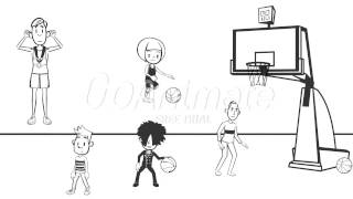 REGLAS BÁSICAS DE BALONCESTO [upl. by Worthy969]