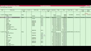 TallyERP 9  Show HSN Code amp GST  in Columnar Registers [upl. by Yarazed]