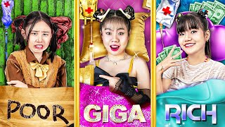 Poor Vs Rich Vs Giga Rich Girl In The Hospital [upl. by Geffner]