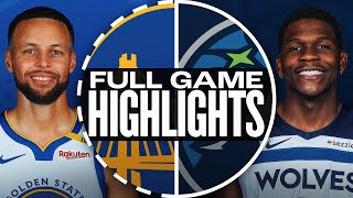 WARRIORS at TIMBERWOLVES  FULL GAME HIGHLIGHTS  January 15 2025 [upl. by Libbna]