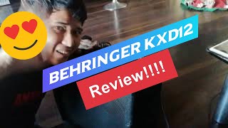 Behringer KXD12 Ultratone KeyboardPA Amplifier REVIEW [upl. by Durning]