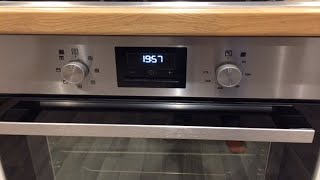 How to set the time on a Zanussi Oven [upl. by Adnovay921]