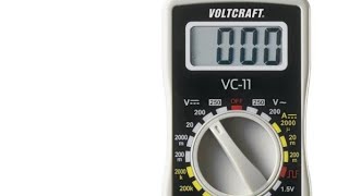 VOLTCRAFT VC11 Multimeter Review amp Teardown [upl. by Liane]