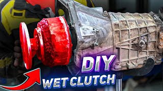 We make a motorcycletype wet clutch for a car [upl. by Atal478]