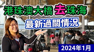 2024香港港珠澳大橋去珠海最新過關情況 [upl. by Godric]