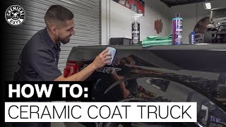 How To Ceramic Coat amp Maintain Your Truck  Chemical Guys [upl. by Hu671]