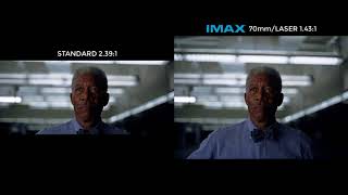 THE DARK KNIGHT — IMAX 70 mm footage vs Standard footage ENDING [upl. by Gib349]