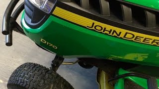 S120 How to remove your Mower Deck on the S Class 100 Series John Deere Lawn Tractor [upl. by Allebram]