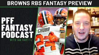 Could both Nick Chubb and Kareem Hunt ball out again in 2021  PFF Fantasy Files [upl. by Saleem]