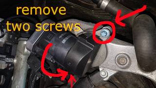 How to clean EGR valve W211 MB 220 cdi [upl. by Ettennan]