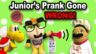 SML Bowser Juniors Prank Gone WRONG BTS [upl. by Nilyam]