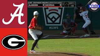 Alabama vs Georgia  Elimination Game LLWS Southeast Regional  2024 LLWS Highlights [upl. by Lyon]