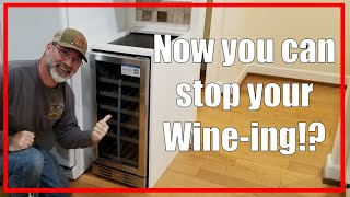 BUILD A CABINET for the WINE Fridge  ONE Day BUILD  202034 [upl. by Erolyat]