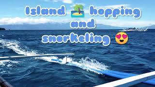 Island hopping amp snorkeling in Batangas ALTAMARE DIVE amp LEISURE RESORT [upl. by Yoho805]