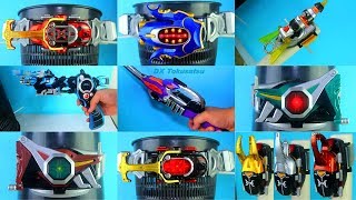 Kamen Rider KABUTO ALL RIDERS ALL ZECTER Henshin Belt Collection 仮面ライダーカブト すべてのライダー ゼクター変身ベルトコレクション [upl. by Aicenek]