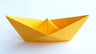 How To Make A Paper Boat  Origami Boat ❤️ [upl. by Atteras]