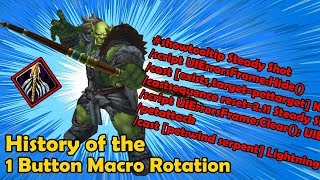 History of The 1 Button Macro Hunter Rotation In TBC [upl. by Ziwot]