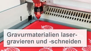 Lasermaterialien gravieren und schneiden  für Innen und Außenanwendungen [upl. by Sims]