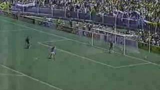 Michel Platinis Missed Penalty Kick in 1986 WC [upl. by Chancey]