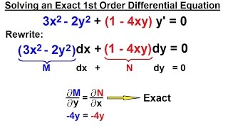 Differential Equation  1st Order Integrating Factor 1 of 14 Exact Equation Revisited [upl. by Ahtimat848]