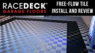 RACE DECK FREEFLOW Tile Review for the Garage [upl. by Imugem]