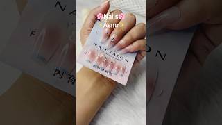 Nails 🌸asmryoutubeshortsnailsnailasmraesthetictrendingnailartshortsvideoviralshortvideo [upl. by Trovillion]