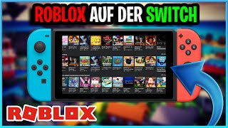 Roblox STARTSEITE auf der Nintendo SWITCH  Roblox Tutorial DeutschHD [upl. by Aerdnna]