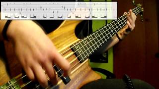 Jamiroquai  Blow Your Mind Bass Cover Play Along Tabs In Video [upl. by Lanny]