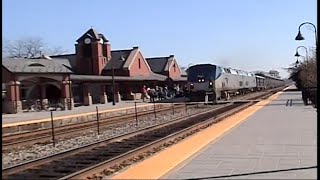 VERY LONG AMTRAK EMPIRE BUILDER at Glenview IL 2012 [upl. by Ahsyen]