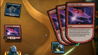 Arclight Phoenix  Drowned Secrets COMBO in Standard  MTGArena [upl. by Drofliw]