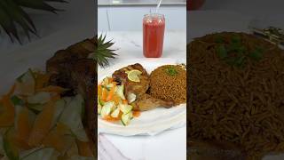 NIGERIAN JOLLOF RICE FOR BEGINNERS shorts shortsafrica [upl. by Annoyik]